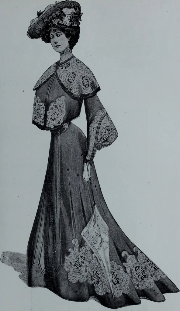 An illustration from Tissus et nouveauts 1903, 1903, leaf 410
