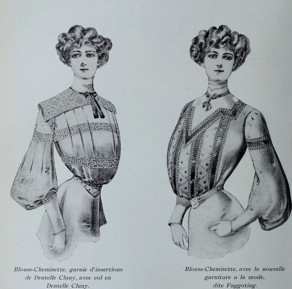 An illustration from Tissus et nouveauts 1903, 1903, leaf 413