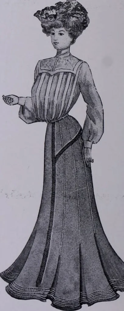 An illustration from Tissus et nouveauts 1903, 1903, leaf 497
