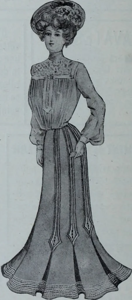 An illustration from Tissus et nouveauts 1903, 1903, leaf 519