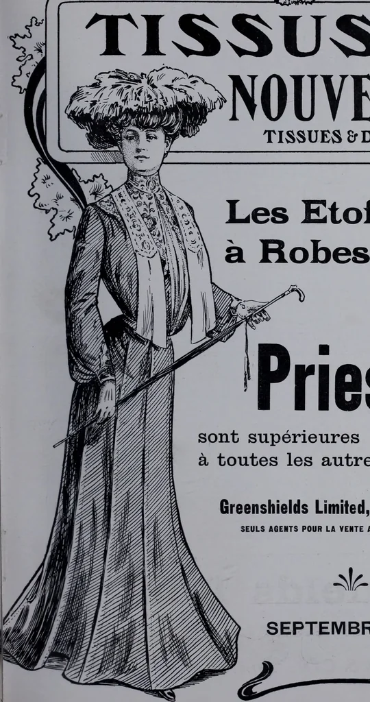 An illustration from Tissus et nouveauts 1903, 1903, leaf 550