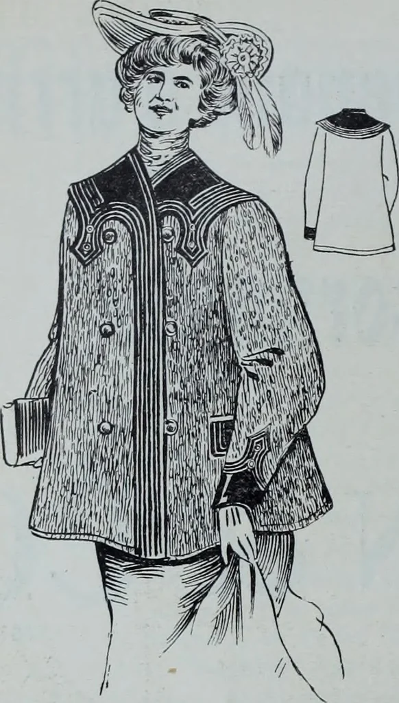 An illustration from Tissus et nouveauts 1903, 1903, leaf 563