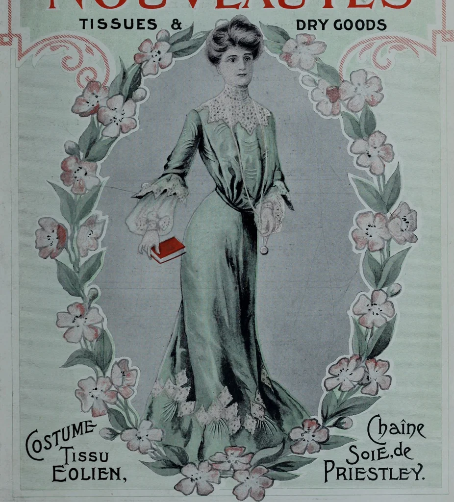 An illustration from Tissus et nouveauts 1903, 1903, leaf 6