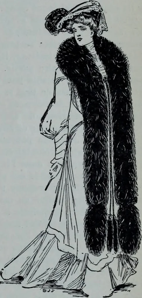 An illustration from Tissus et nouveauts 1903, 1903, leaf 612
