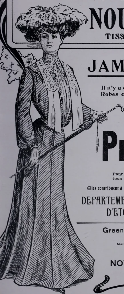 An illustration from Tissus et nouveauts 1903, 1903, leaf 654