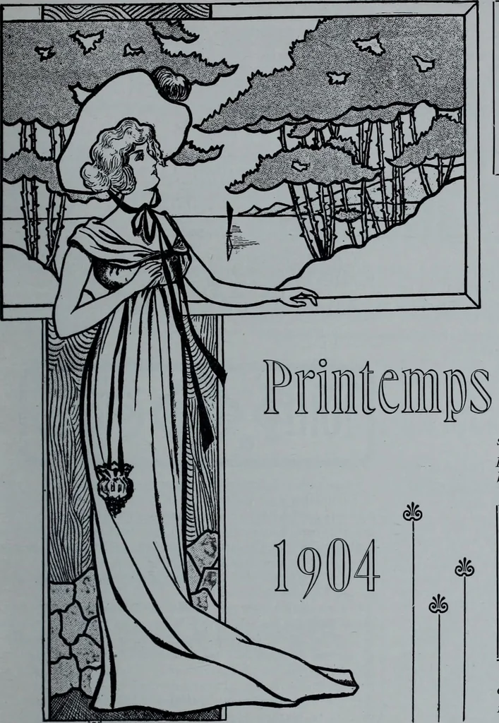 An illustration from Tissus et nouveauts 1903, 1903, leaf 686