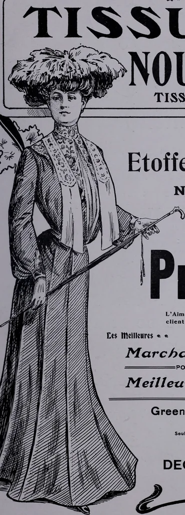 An illustration from Tissus et nouveauts 1903, 1903, leaf 704
