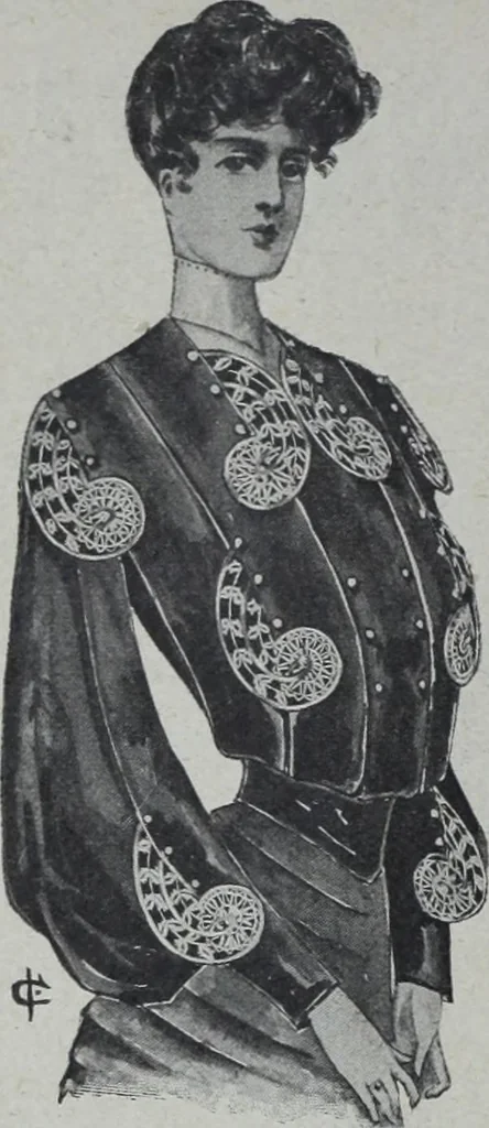 An illustration from Tissus et nouveauts 1904, 1904, leaf 115
