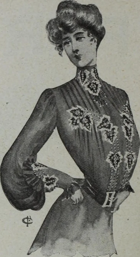 An illustration from Tissus et nouveauts 1904, 1904, leaf 115