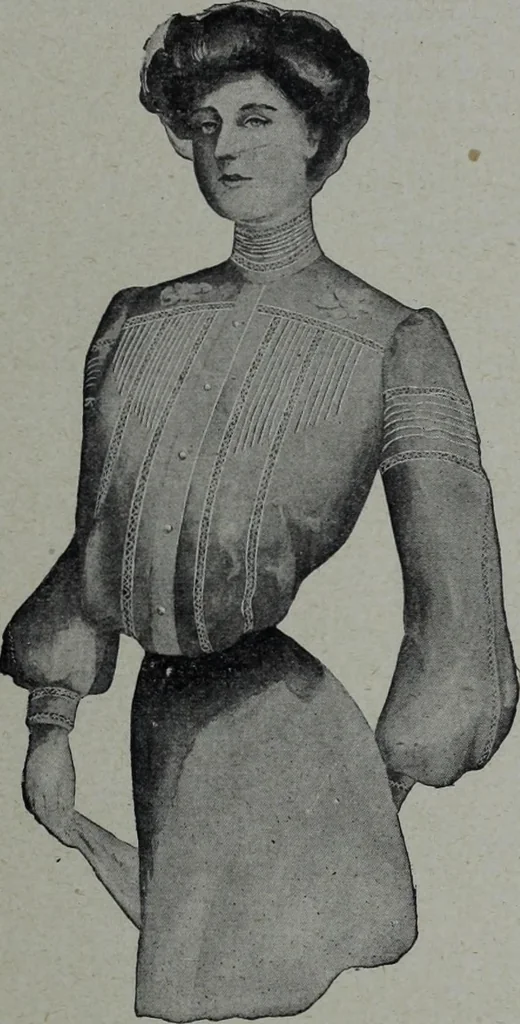 An illustration from Tissus et nouveauts 1904, 1904, leaf 128