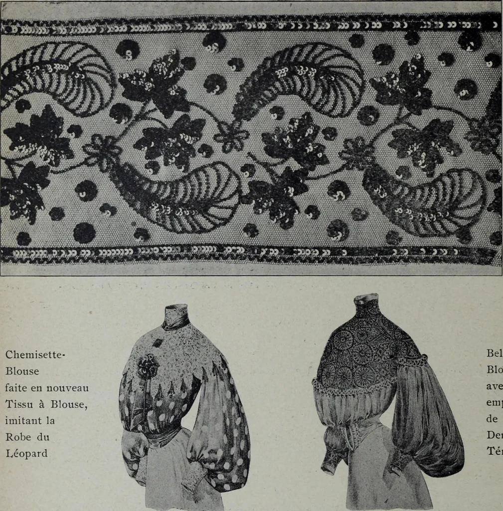 An illustration from Tissus et nouveauts 1904, 1904, leaf 35