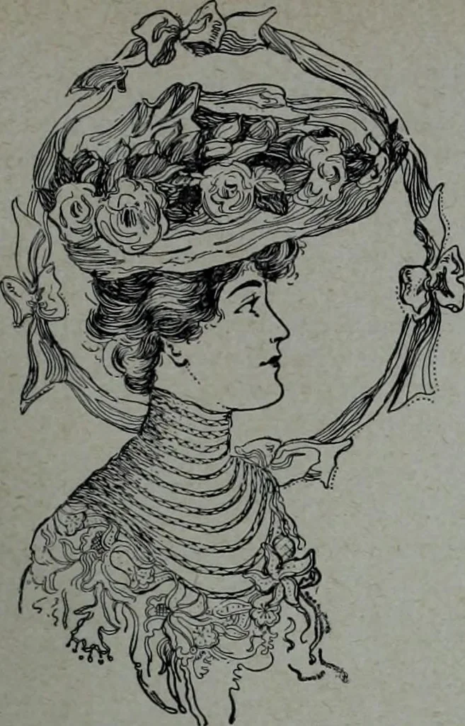 An illustration from Tissus et nouveauts 1904, 1904, leaf 420