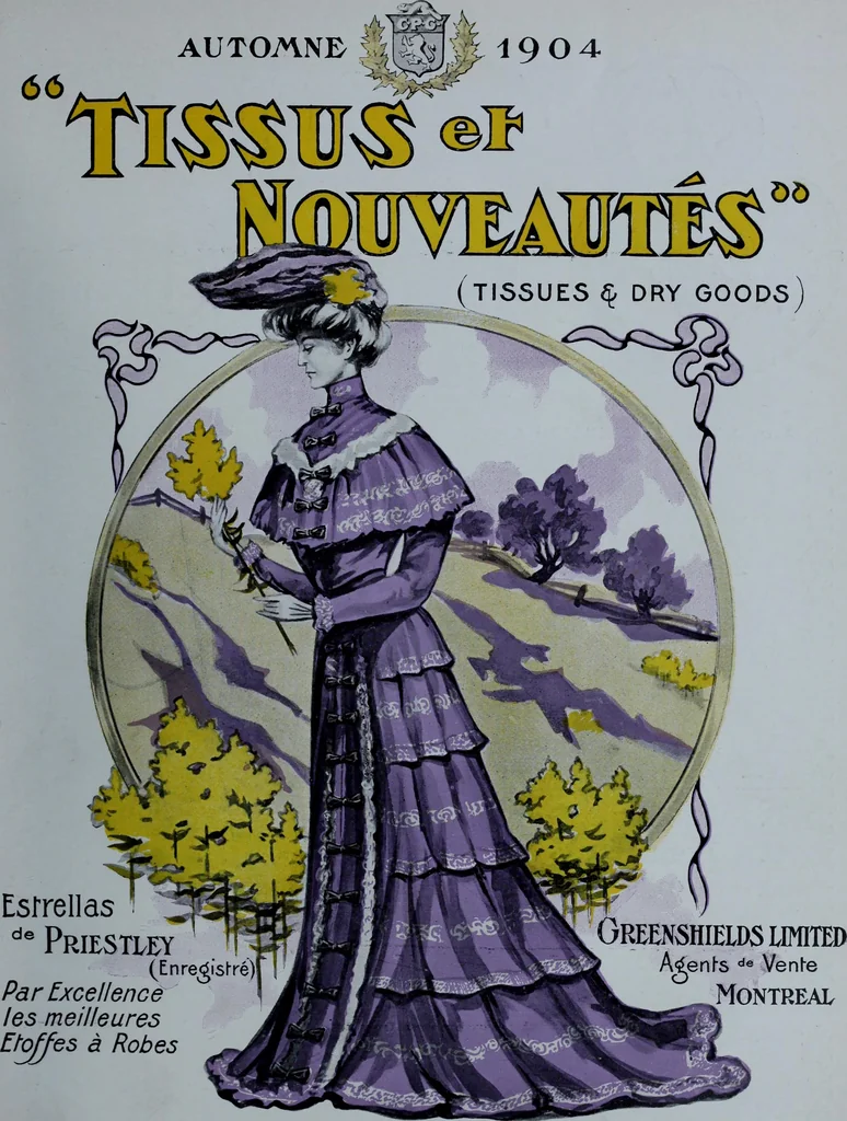 An illustration from Tissus et nouveauts 1904, 1904, leaf 424