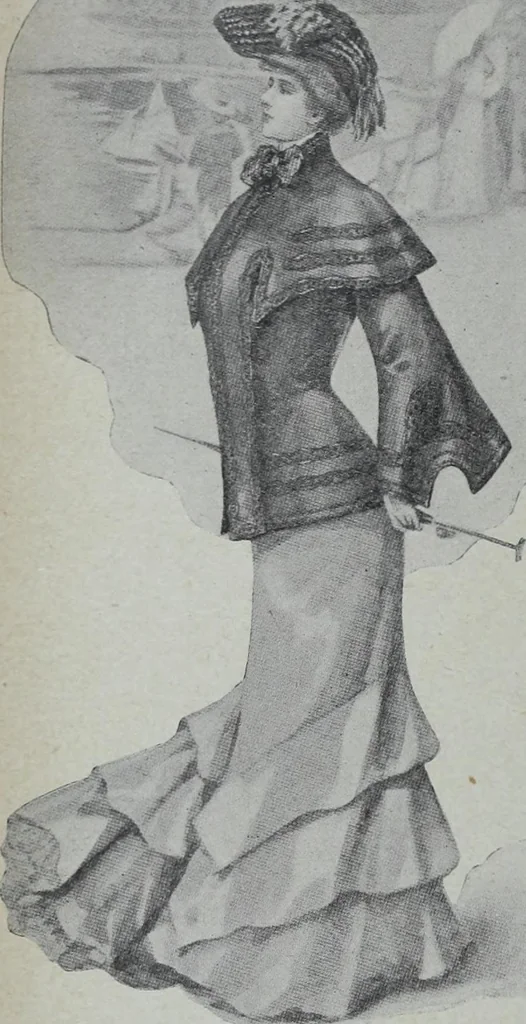 An illustration from Tissus et nouveauts 1904, 1904, leaf 475