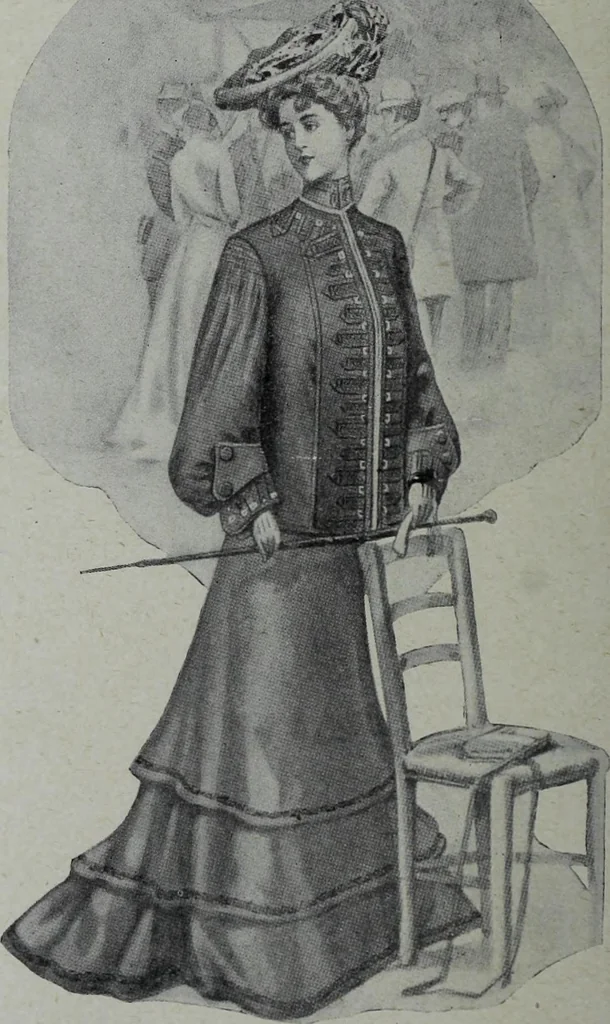 An illustration from Tissus et nouveauts 1904, 1904, leaf 475