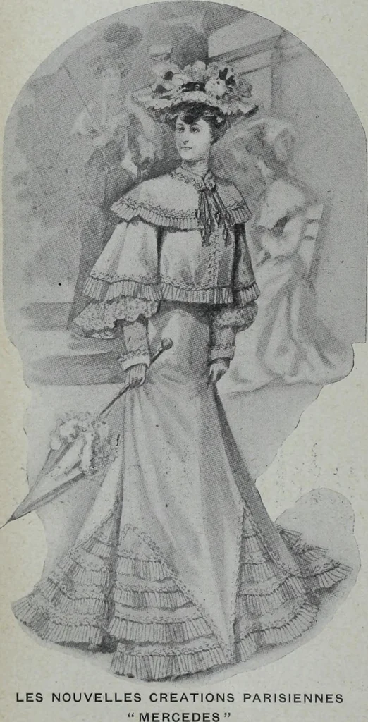 An illustration from Tissus et nouveauts 1904, 1904, leaf 487