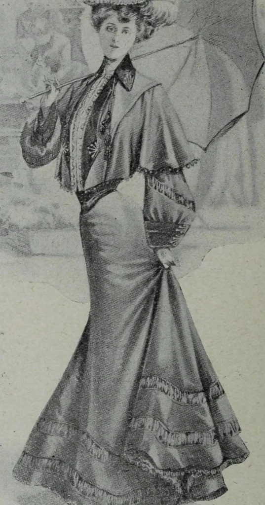 An illustration from Tissus et nouveauts 1904, 1904, leaf 487