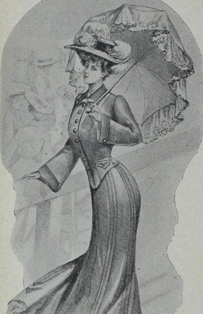 An illustration from Tissus et nouveauts 1904, 1904, leaf 489