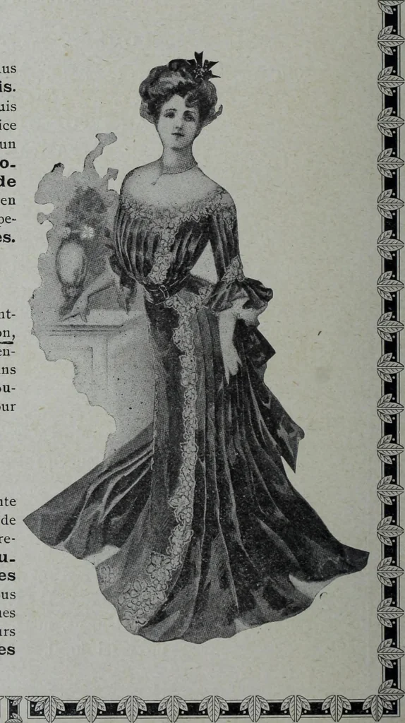 An illustration from Tissus et nouveauts 1904, 1904, leaf 497