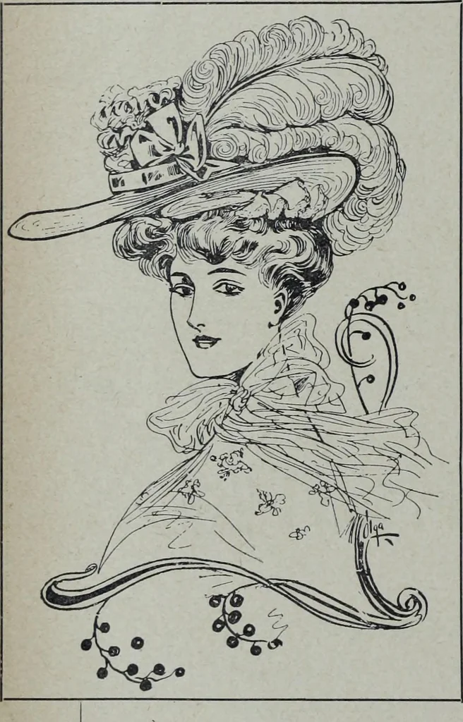 An illustration from Tissus et nouveauts 1904, 1904, leaf 557