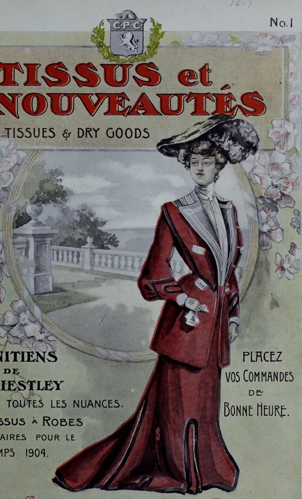 An illustration from Tissus et nouveauts 1904, 1904, leaf 6