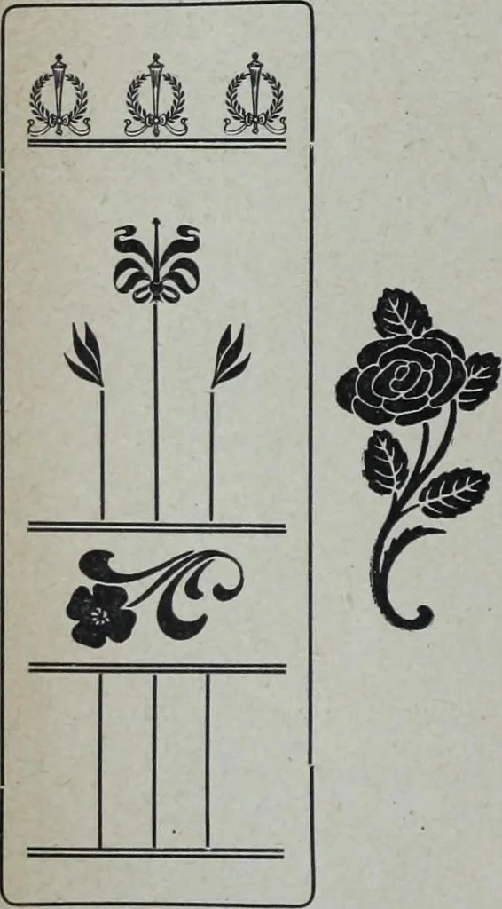 An illustration from Tissus et nouveauts 1904, 1904, leaf 603