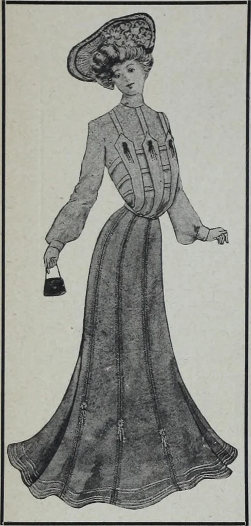 An illustration from Tissus et nouveauts 1904, 1904, leaf 61