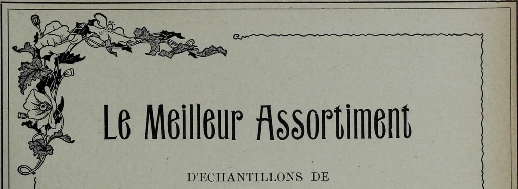 An illustration from Tissus et nouveauts 1904, 1904, leaf 622