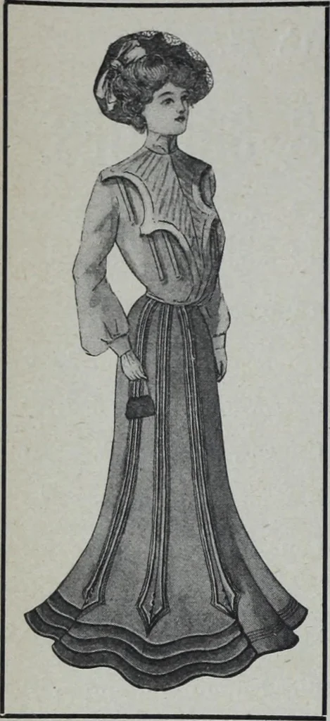 An illustration from Tissus et nouveauts 1904, 1904, leaf 63