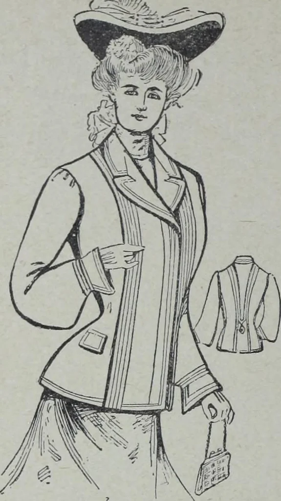 An illustration from Tissus et nouveauts 1904, 1904, leaf 635
