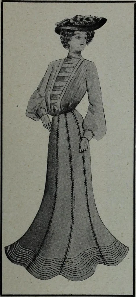 An illustration from Tissus et nouveauts 1904, 1904, leaf 64