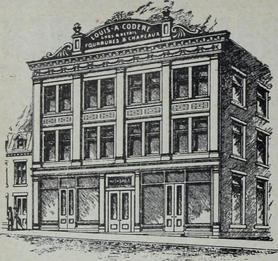 An illustration from Tissus et nouveauts 1905, 1905, leaf 107