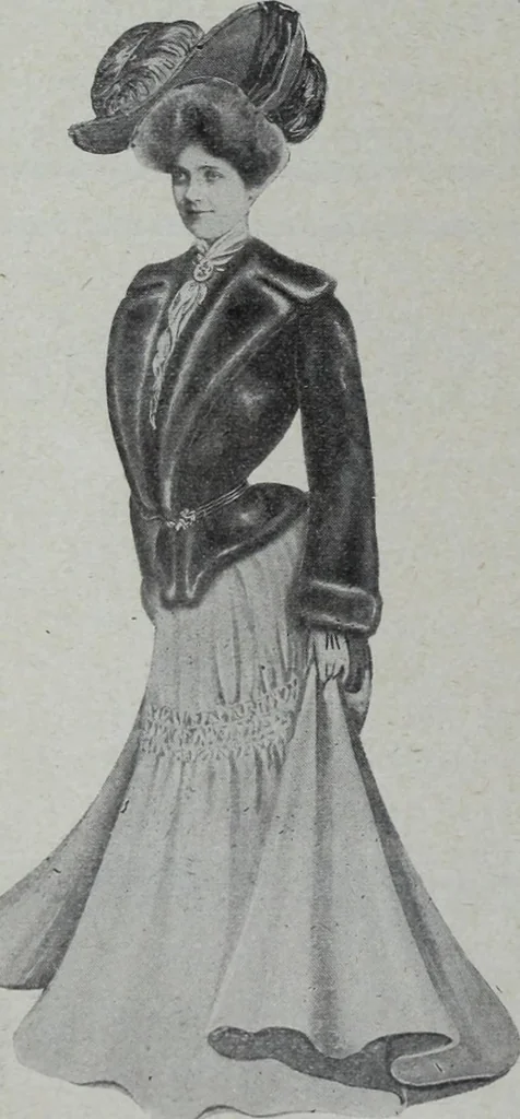 An illustration from Tissus et nouveauts 1905, 1905, leaf 107