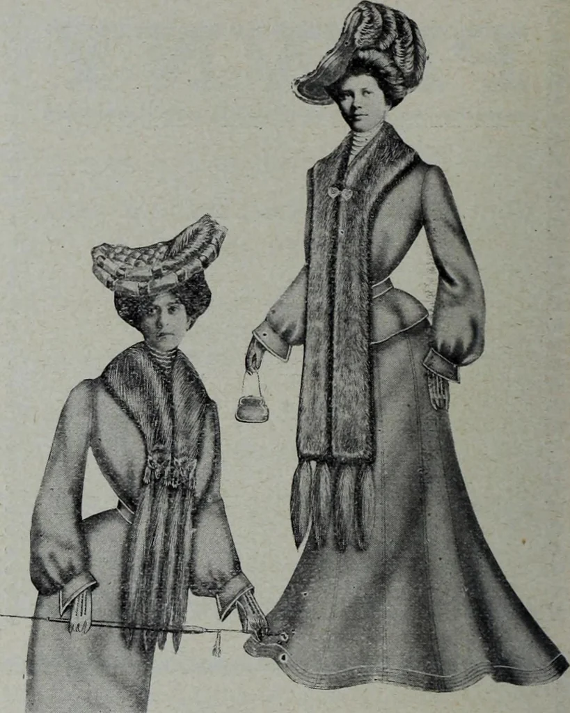 An illustration from Tissus et nouveauts 1905, 1905, leaf 107