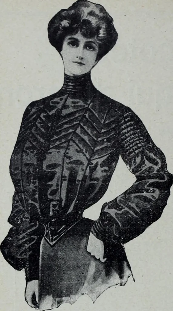 An illustration from Tissus et nouveauts 1905, 1905, leaf 153