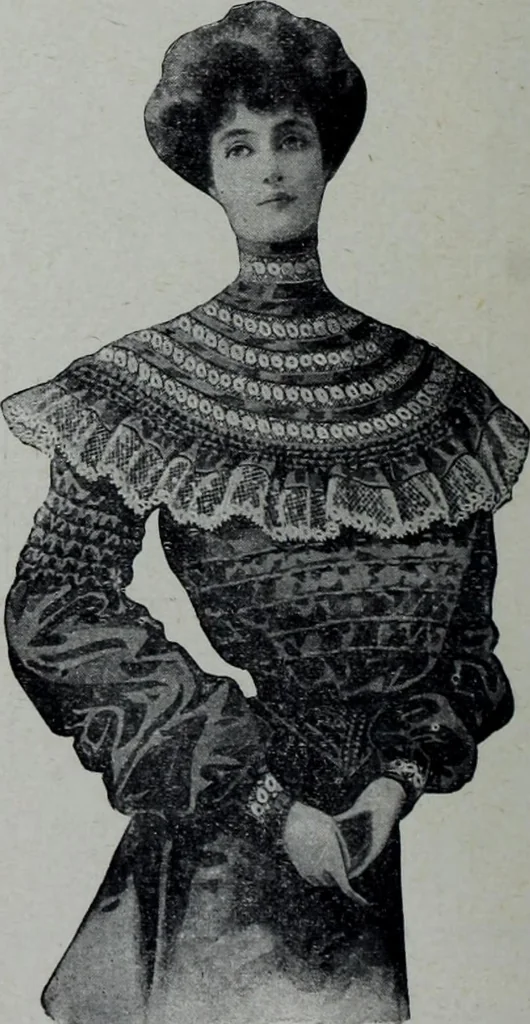 An illustration from Tissus et nouveauts 1905, 1905, leaf 153