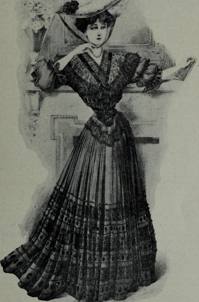An illustration from Tissus et nouveauts 1905, 1905, leaf 32