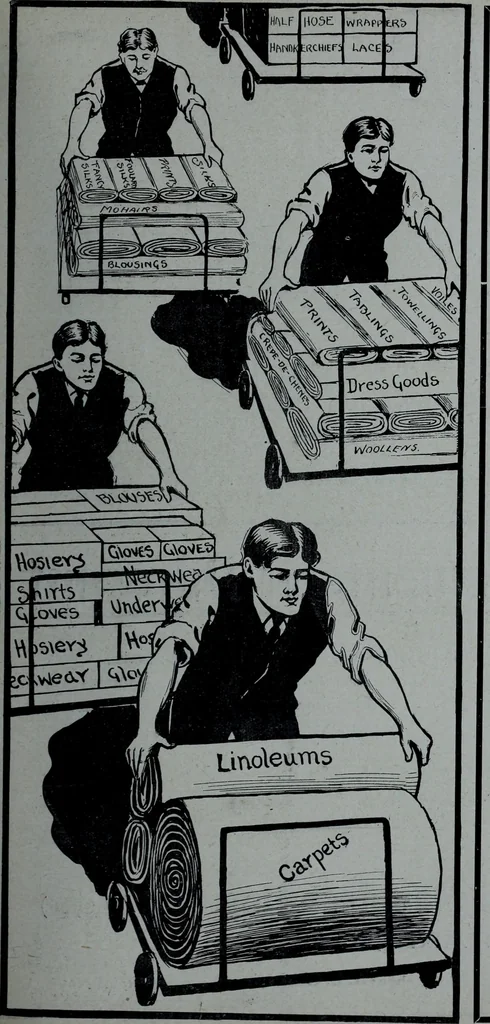 An illustration from Tissus et nouveauts 1905, 1905, leaf 332