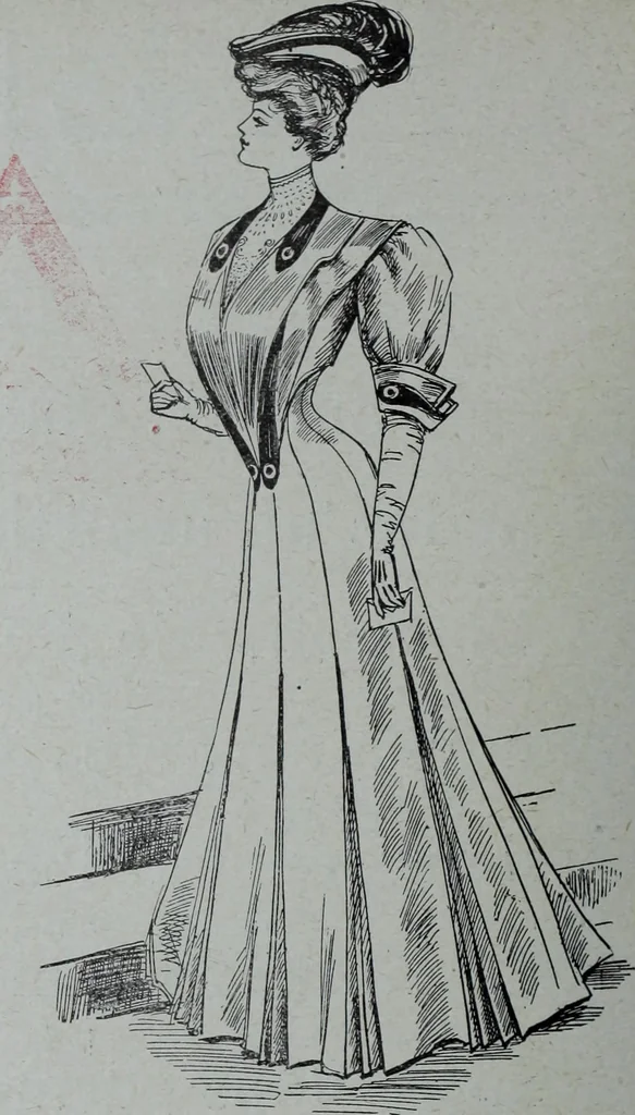 An illustration from Tissus et nouveauts 1905, 1905, leaf 541