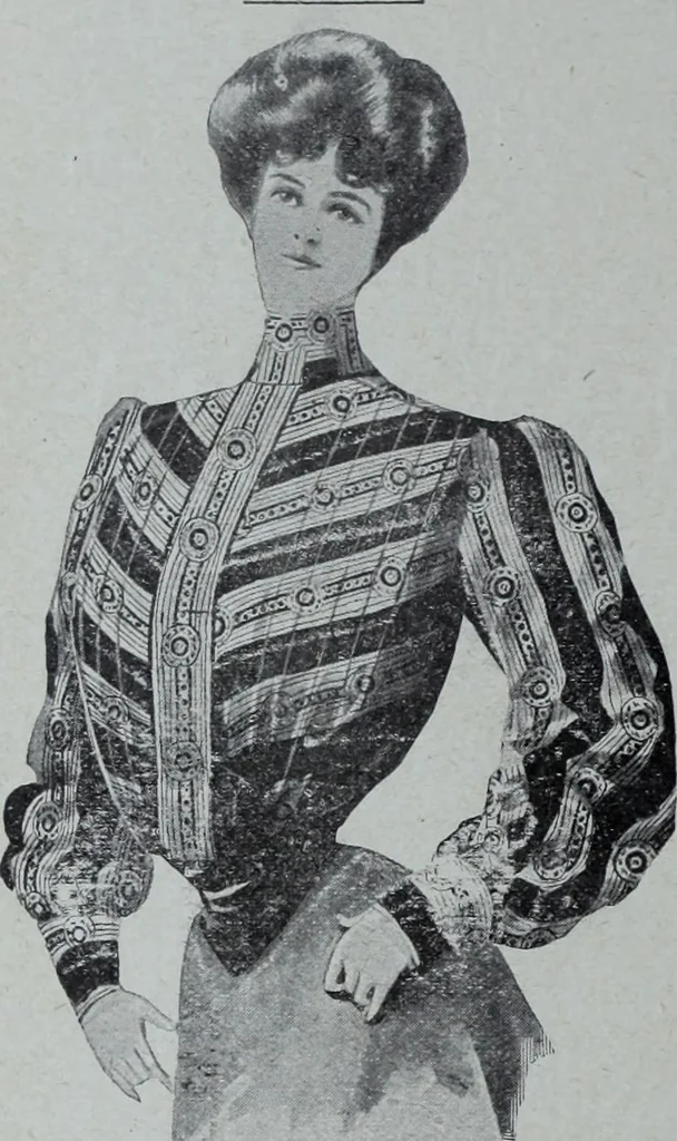 An illustration from Tissus et nouveauts 1905, 1905, leaf 665