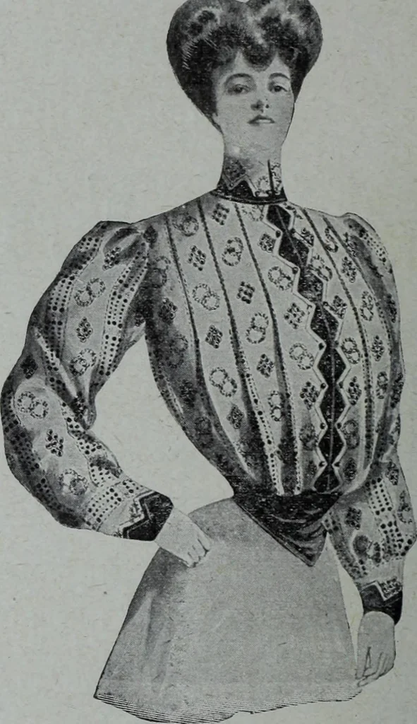 An illustration from Tissus et nouveauts 1905, 1905, leaf 665