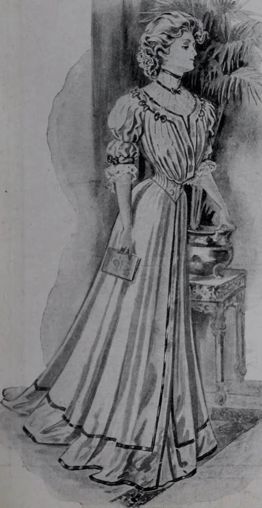 An illustration from Tissus et nouveauts 1905, 1905, leaf 674