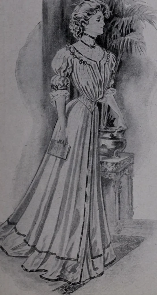 An illustration from Tissus et nouveauts 1905, 1905, leaf 730