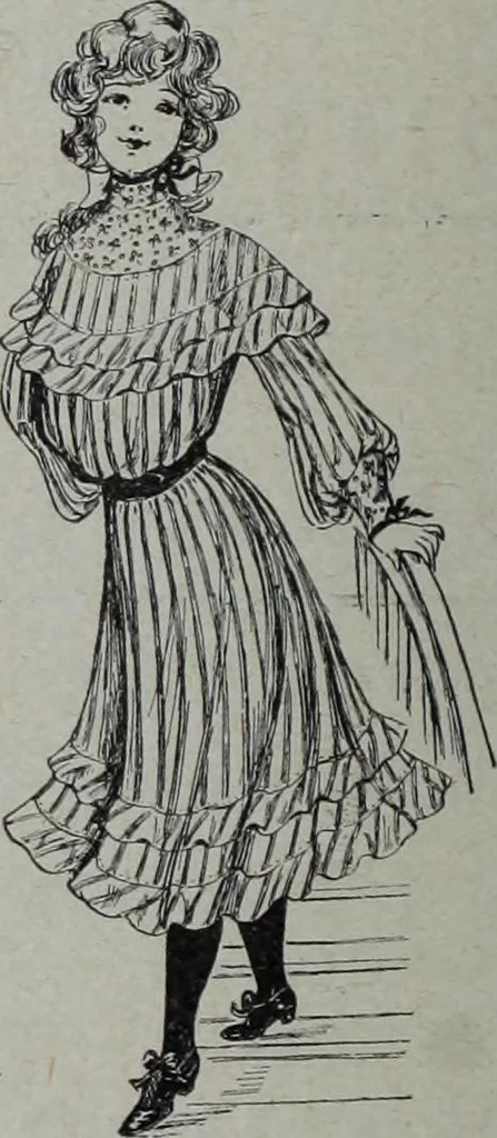 An illustration from Tissus et nouveauts 1905, 1905, leaf 77