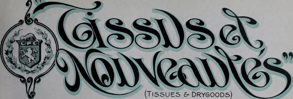 An illustration from Tissus et nouveauts 1906, 1906, leaf 132