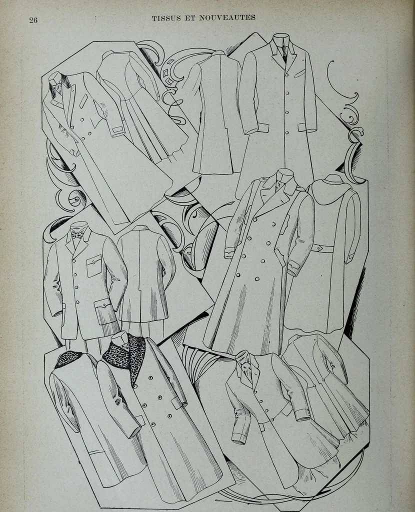 An illustration from Tissus et nouveauts 1906, 1906, leaf 157