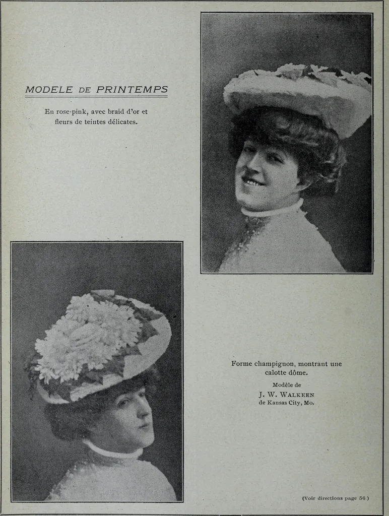 An illustration from Tissus et nouveauts 1906, 1906, leaf 185