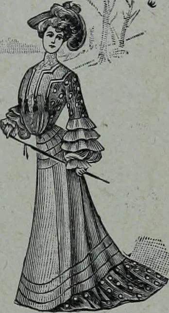 An illustration from Tissus et nouveauts 1906, 1906, leaf 188