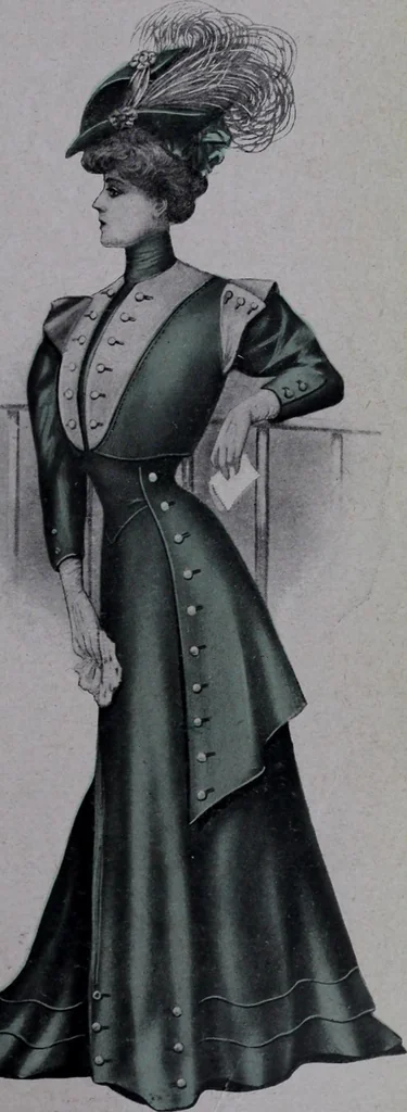 An illustration from Tissus et nouveauts 1906, 1906, leaf 196