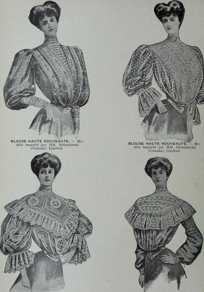 An illustration from Tissus et nouveauts 1906, 1906, leaf 205